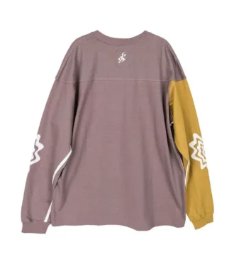 Maglia a maniche lunghe Novalis Bixance “Pewter Purple Medallion Yellow”