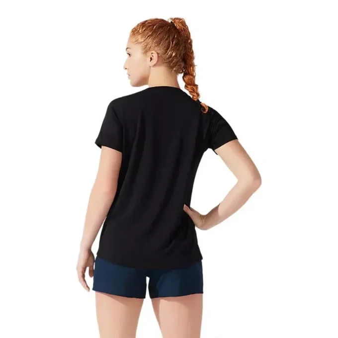 Maglietta a maniche corte argento “Performance Black”