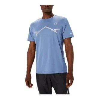 Maglietta a maniche corte con logo Lite-Show “Sky Blue”