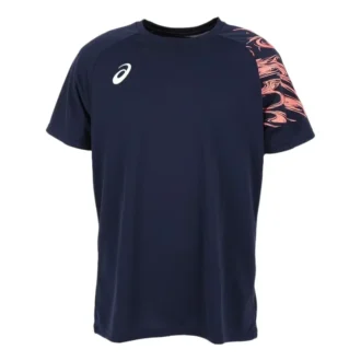 Maglietta a maniche corte con stampa a secco “Midnight Blazing Coral”