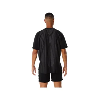 Maglietta a maniche corte in jacquard Actibreeze “Black”