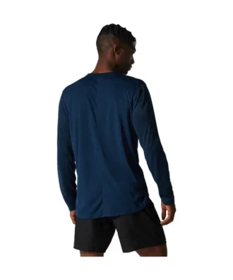 Maglietta a maniche lunghe argento “French Blue”