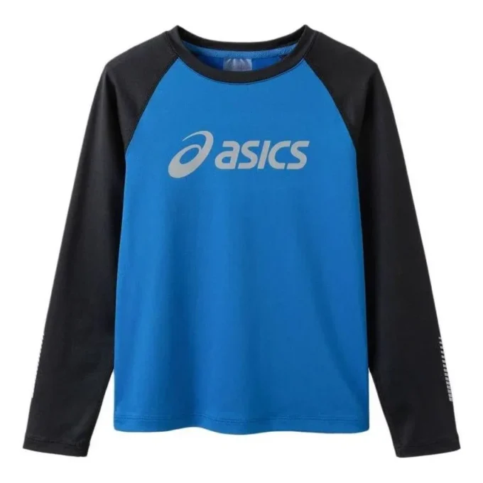 Maglietta a maniche lunghe con logo “Blue”