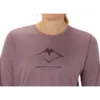 Maglietta a maniche lunghe con logo Fujitral “Dusty Mauve”