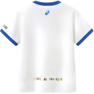 Maglietta casual stampata “White Blue”