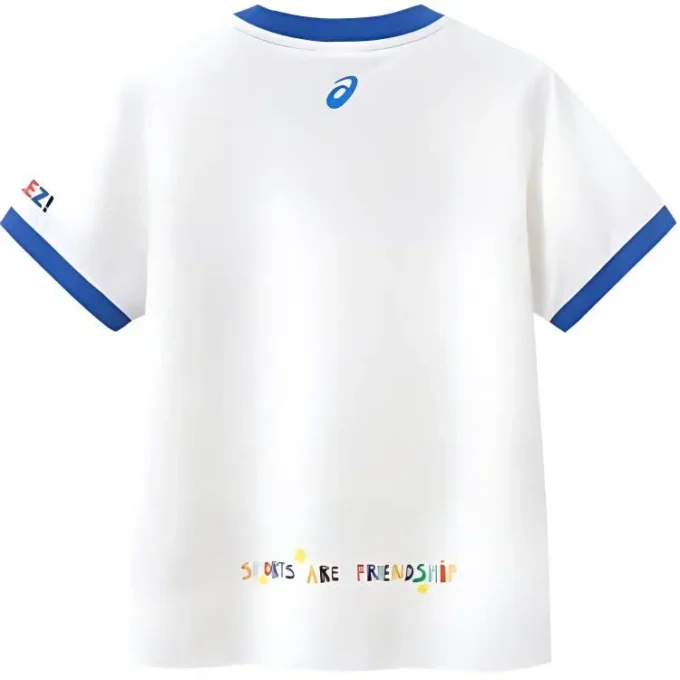 Maglietta casual stampata “White Blue”