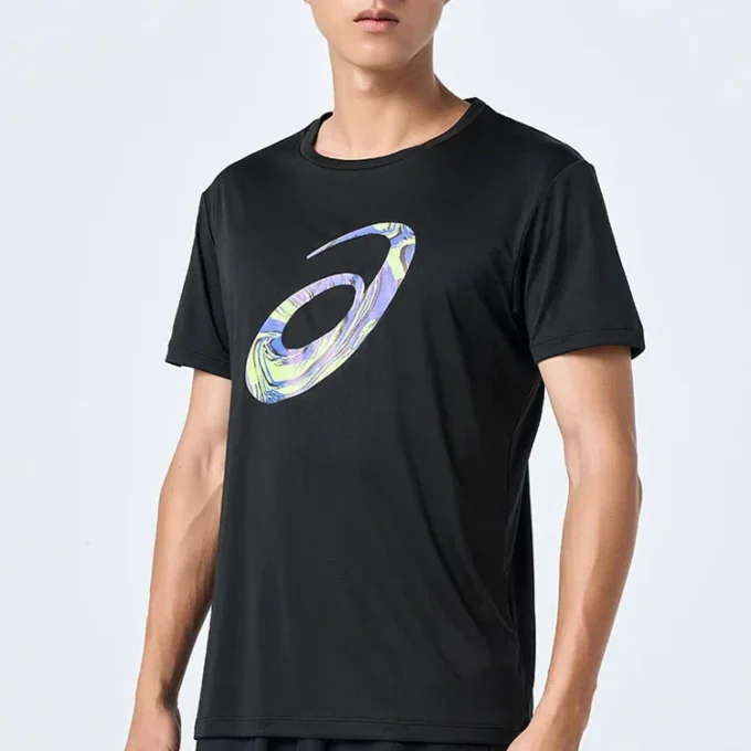 Maglietta con logo a spirale SS “Black”