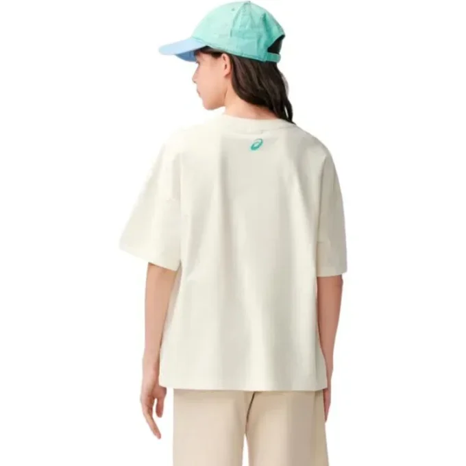 Maglietta con logo a tema Terra “Bianco”