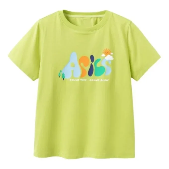 Maglietta con logo colorato “Green”