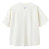 Maglietta con logo e fiori “White”