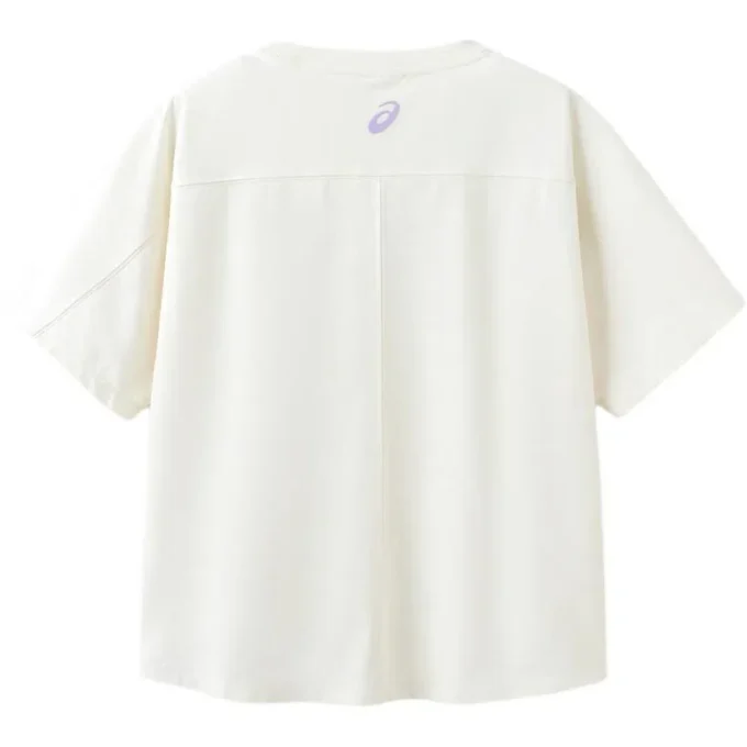 Maglietta con logo e fiori “White”