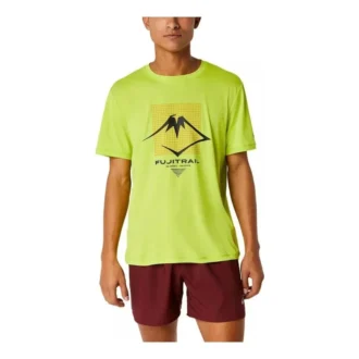 Maglietta con logo Fujitrail “Neon Lime”