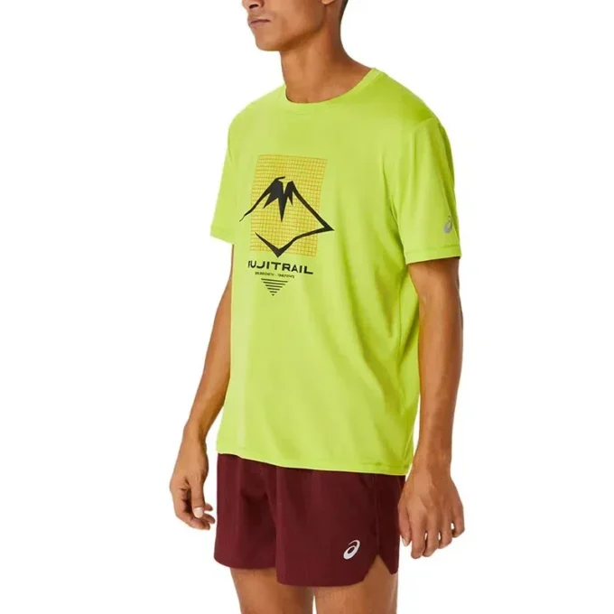 Maglietta con logo Fujitrail “Neon Lime”
