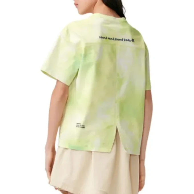 Maglietta con logo “Green”