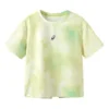 Maglietta con logo “Green Yellow White”