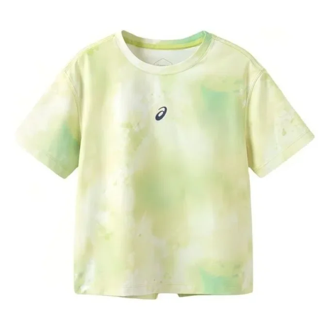 Maglietta con logo “Green Yellow White”