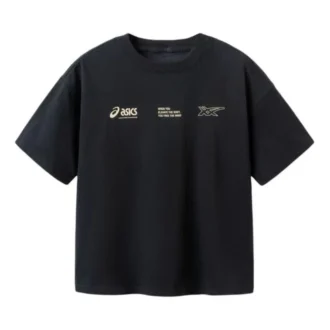 Maglietta con logo multiplo “Black”
