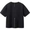 Maglietta con logo multiplo “Black”