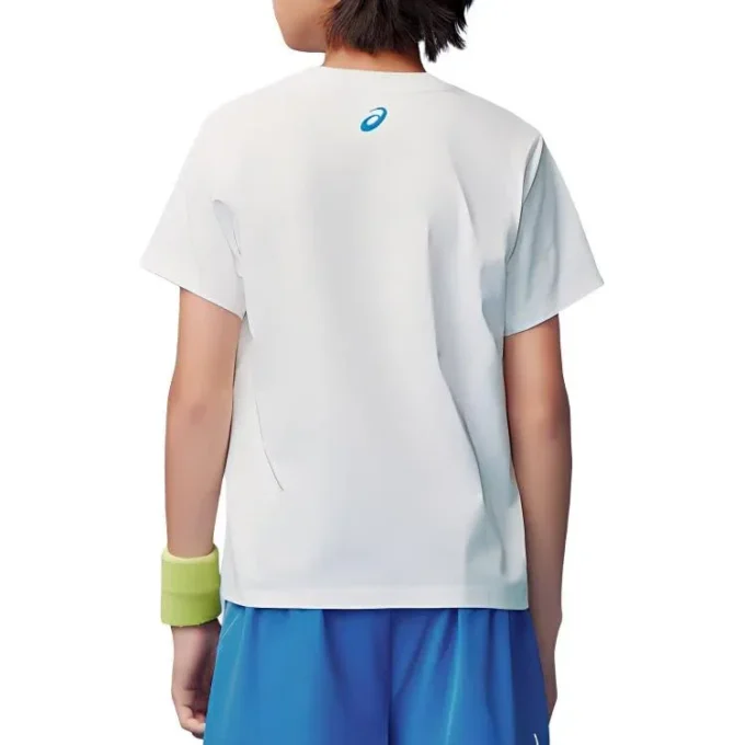 Maglietta con logo multiplo “White”