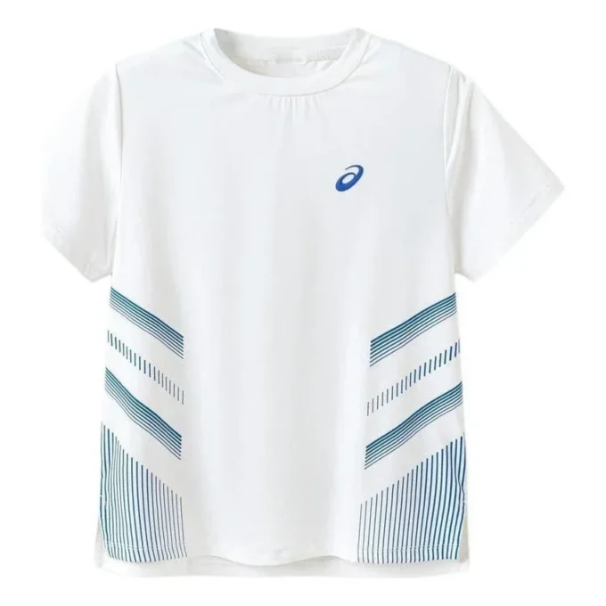 Maglietta con logo “White Blue”