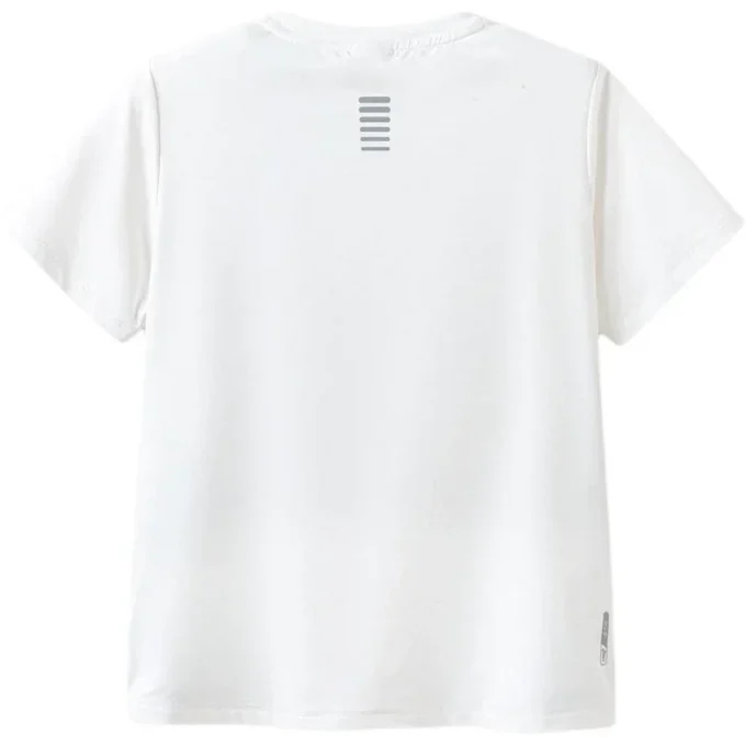 Maglietta con logo “White Blue”