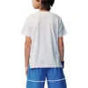 Maglietta con logo “White Blue”