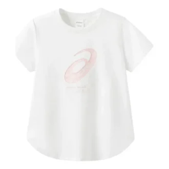 Maglietta con logo “White Pink”