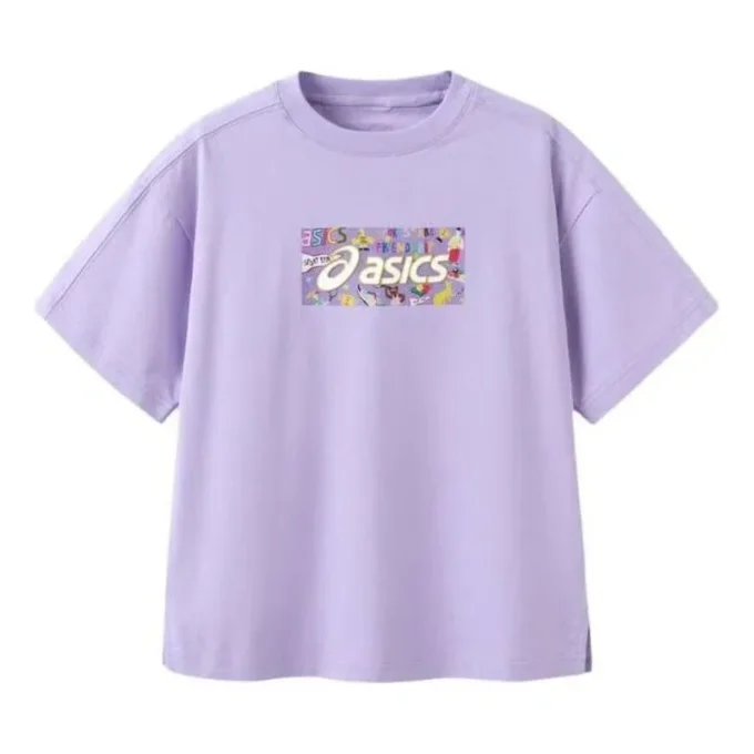 Maglietta con stampa logo “Purple”