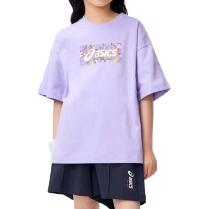 Maglietta con stampa logo “Purple”