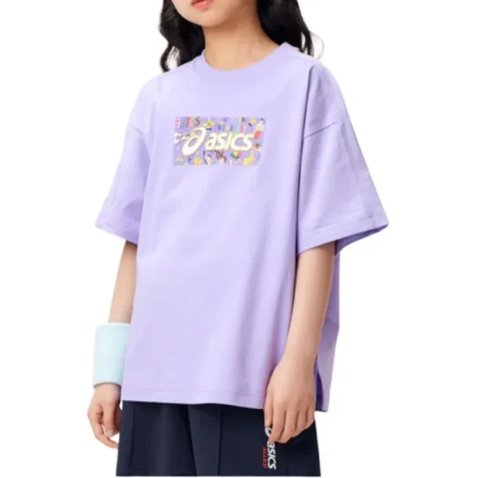 Maglietta con stampa logo “Purple”