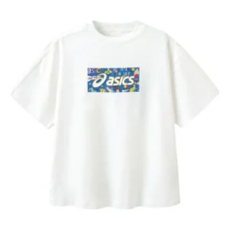 Maglietta con stampa logo “White Blue”