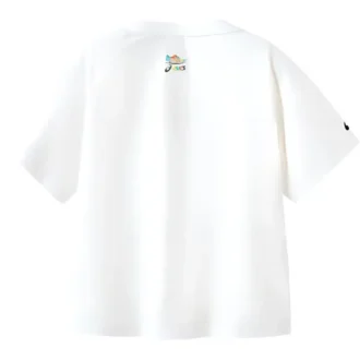 Maglietta con stampa logo “White Blue”