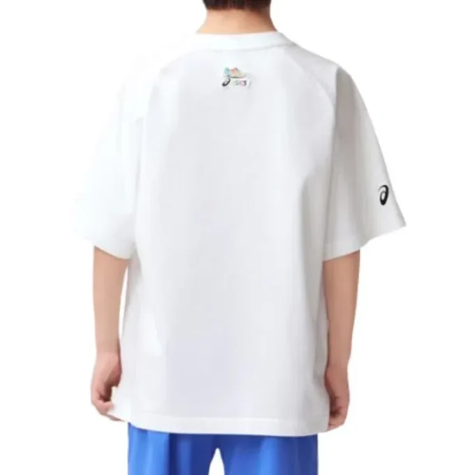Maglietta con stampa logo “White Blue”