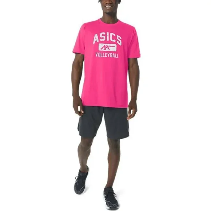 Maglietta con stampa pallavolo “Hot Pink”