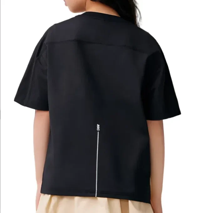 Maglietta con tasca con logo “Black”