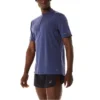 Maglietta Metarun con zip a 1/2 “Indigo Blue”