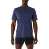 Maglietta Metarun con zip a 1/2 “Indigo Blue”