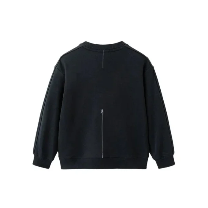 Maglione a blocchi di colore “Black Beige”