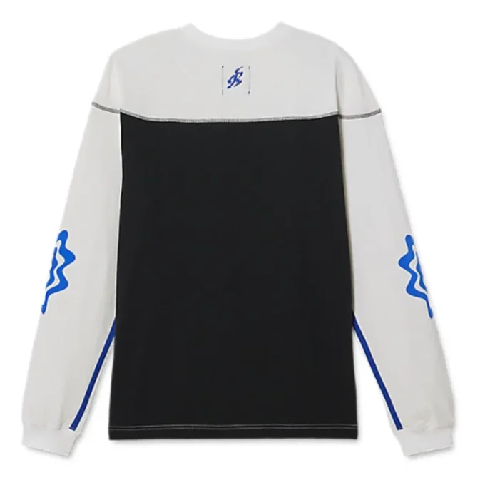 Novalis Bixance Top a maniche lunghe “Bianco Blu Nero”