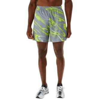 Pantaloncini 7IN con stampa a motivo Suminigashi “Grey Green”