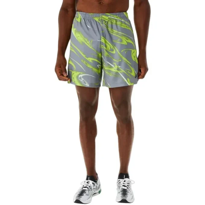 Pantaloncini 7IN con stampa a motivo Suminigashi “Grey Green”