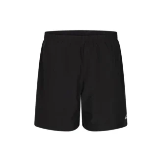 Pantaloncini con logo e tasca posteriore con zip “Black”