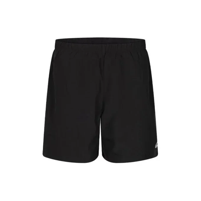 Pantaloncini con logo e tasca posteriore con zip “Black”