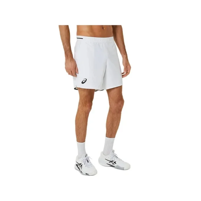 Pantaloncini da tennis da 7 pollici “Brilliant White”