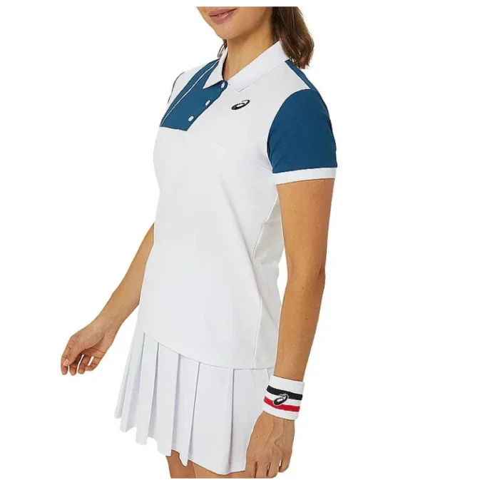 Polo classica “White Blue”
