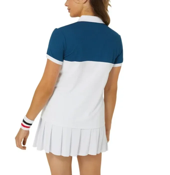 Polo classica “White Blue”