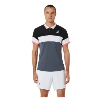 Polo Match “Performance Black Carrier Grey”