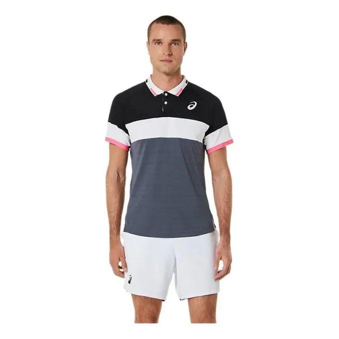 Polo Match “Performance Black Carrier Grey”