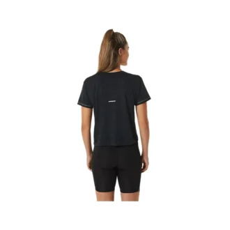 Race Crop Top “Performance Black Charcoal Grey”