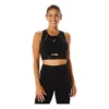Reggiseno da allenamento con inserti in mesh “Black”